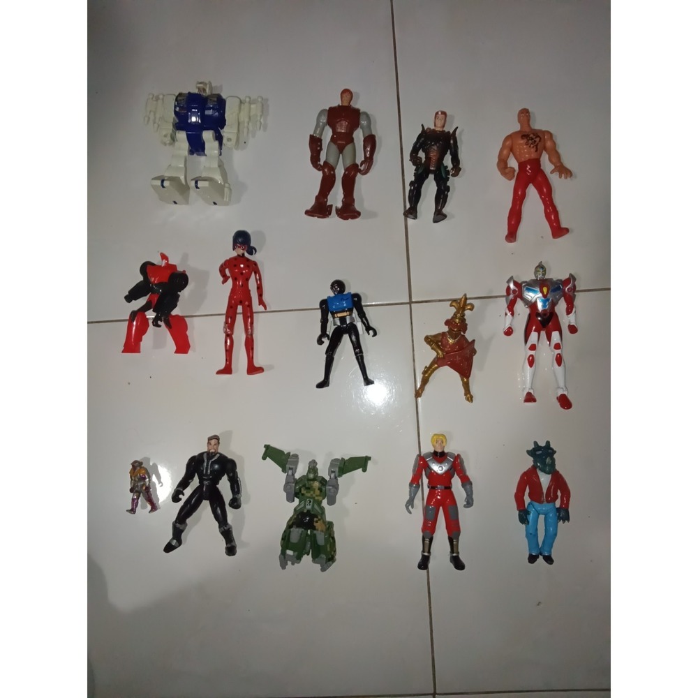 Vintage Mixed Action Figure Lot Of 14